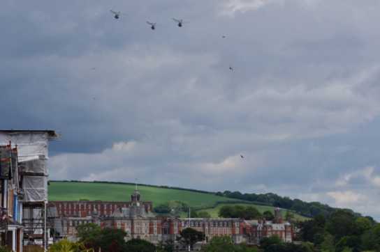 01 June 2022 - 12-30-32

---------------------
Three Royal Navy Merlin helicopters over BRNC, Dartmouth